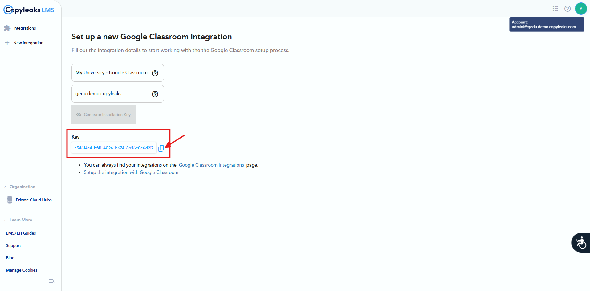 Google Classroom Integration Guide