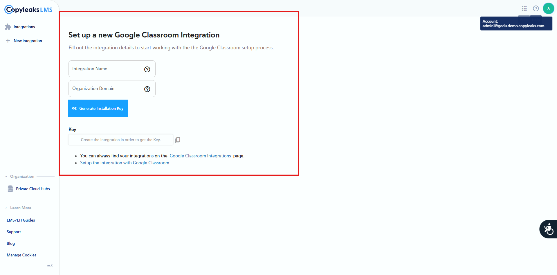 Google Classroom Integration Guide