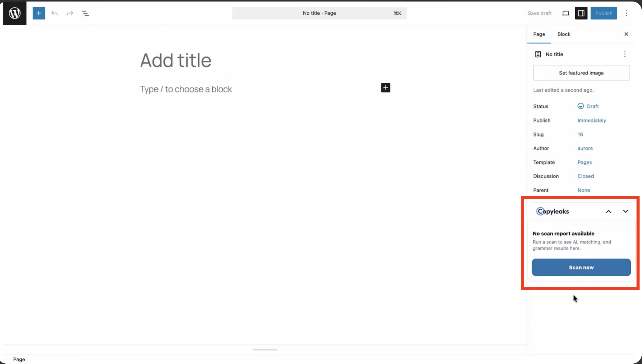 Copyleaks for WordPress: User Guide